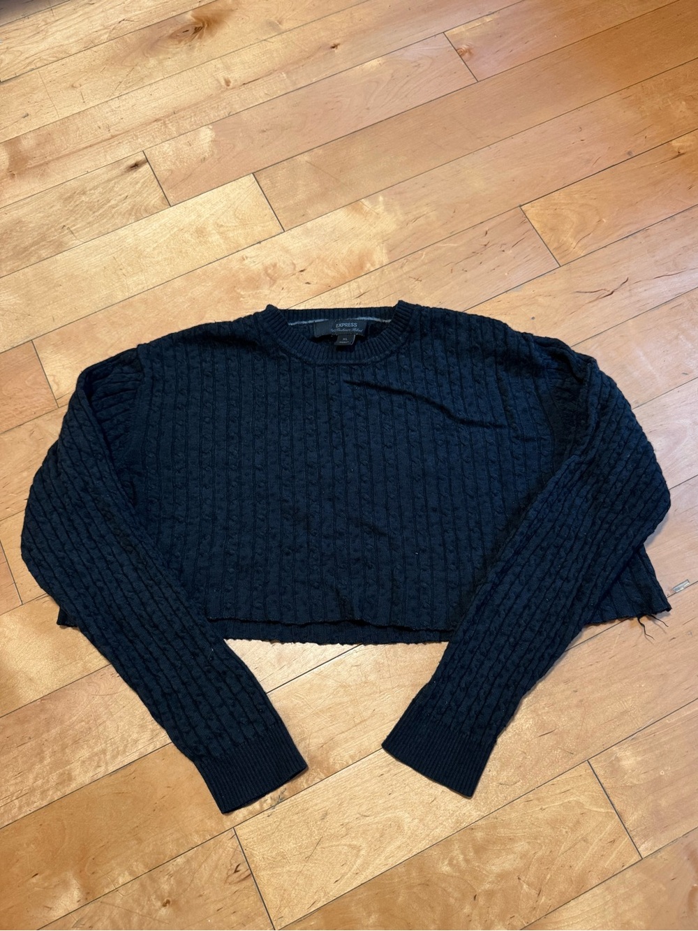 cropped cashmere sweater